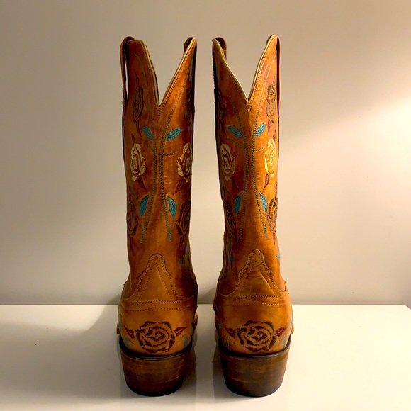 Women’s Hand Embroidered Lucchese Classic Size 8.5 US (39 EU) Cowboy Boots - Picture 7 of 12